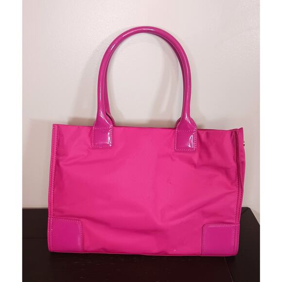 Tory Burch Pink Ella Nylon Women's Tote Bag - Picture 2 of 11